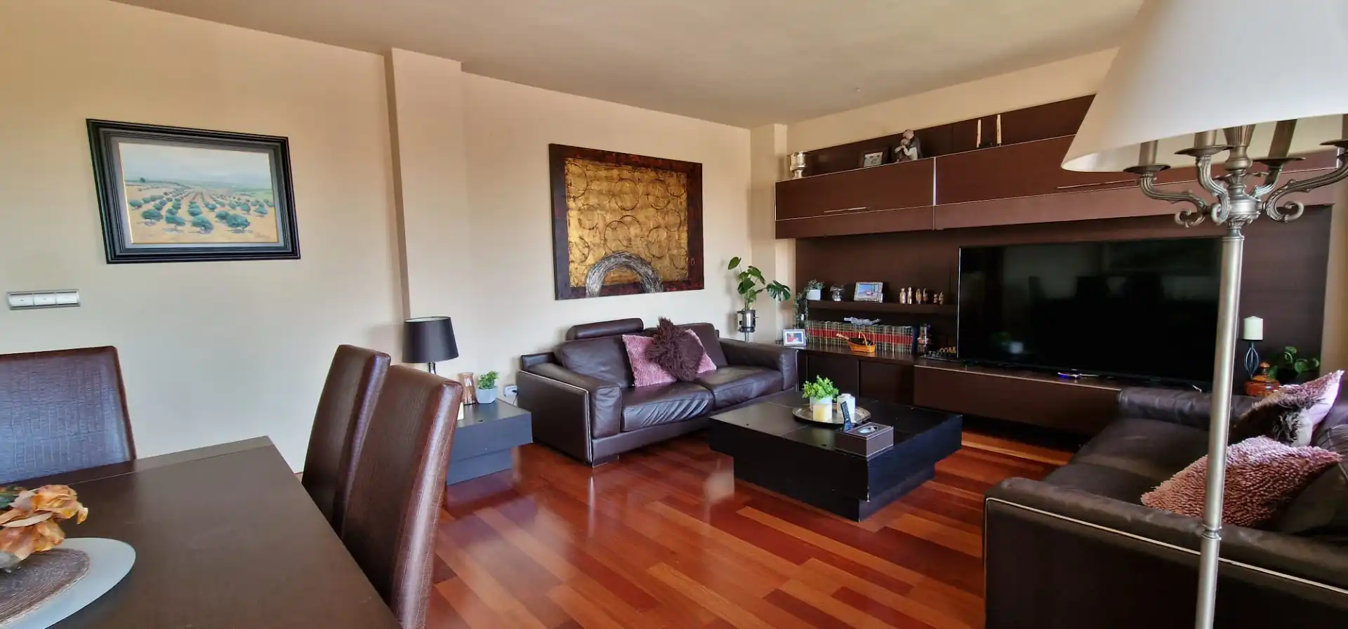 Sala d'estar de Àtic en venda en Maracena amb Aire condicionat, Parquet i Terrassa
