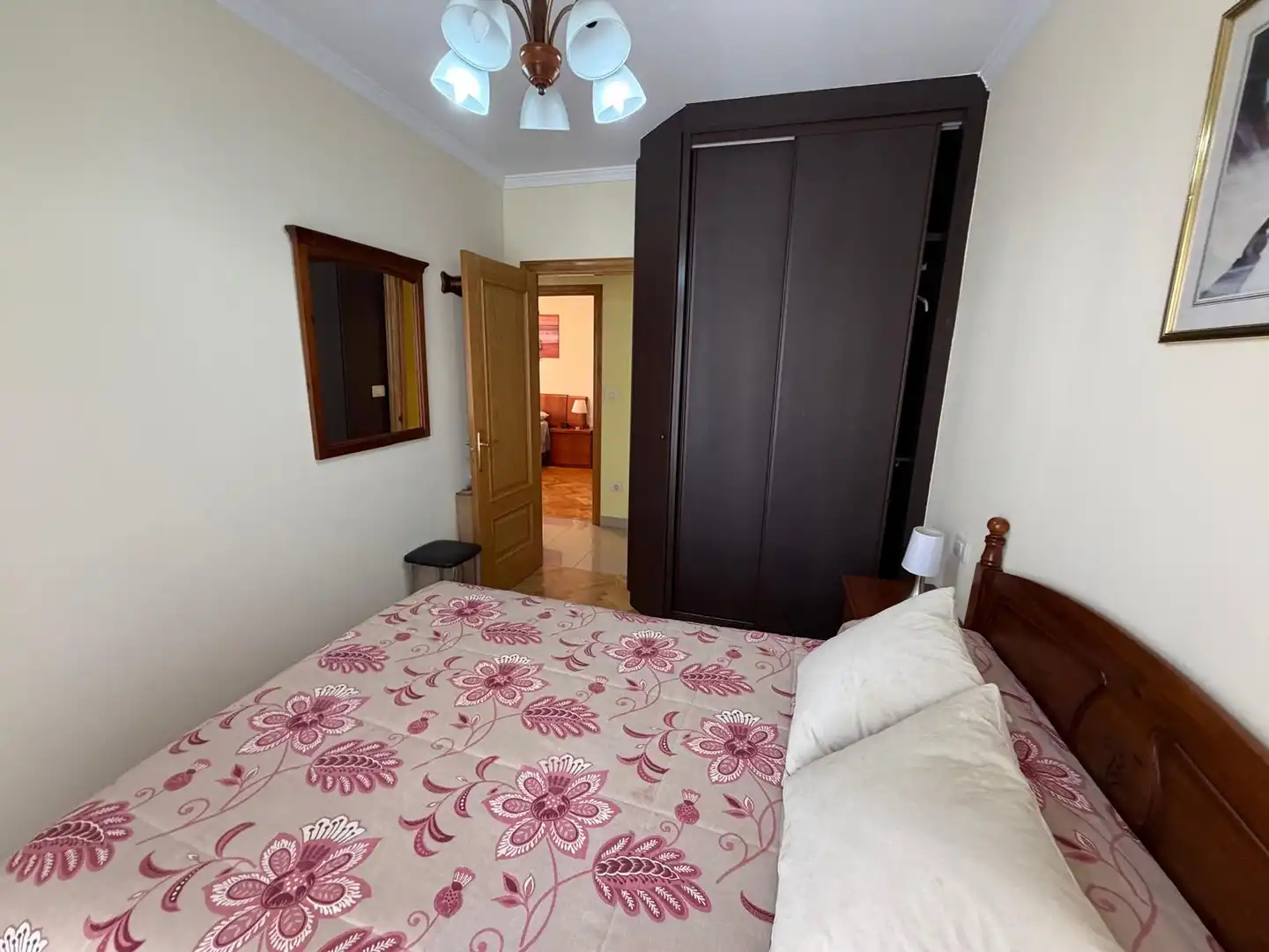 Schlafzimmer von Wohnung zur Miete in Lugo mit Heizung, Parkett und Abstellraum