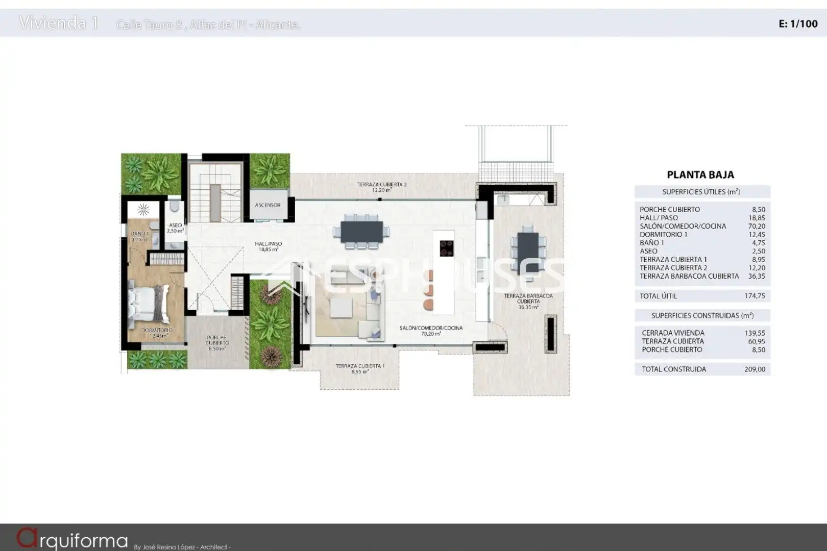 Chalet con piscina en venta en L'Albir, imagen 15