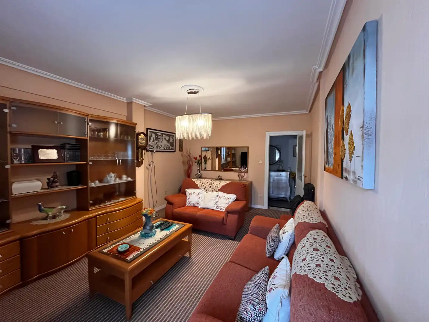 Living room of Flat for sale in Elorrio  with Heating, Storage room and Furnished