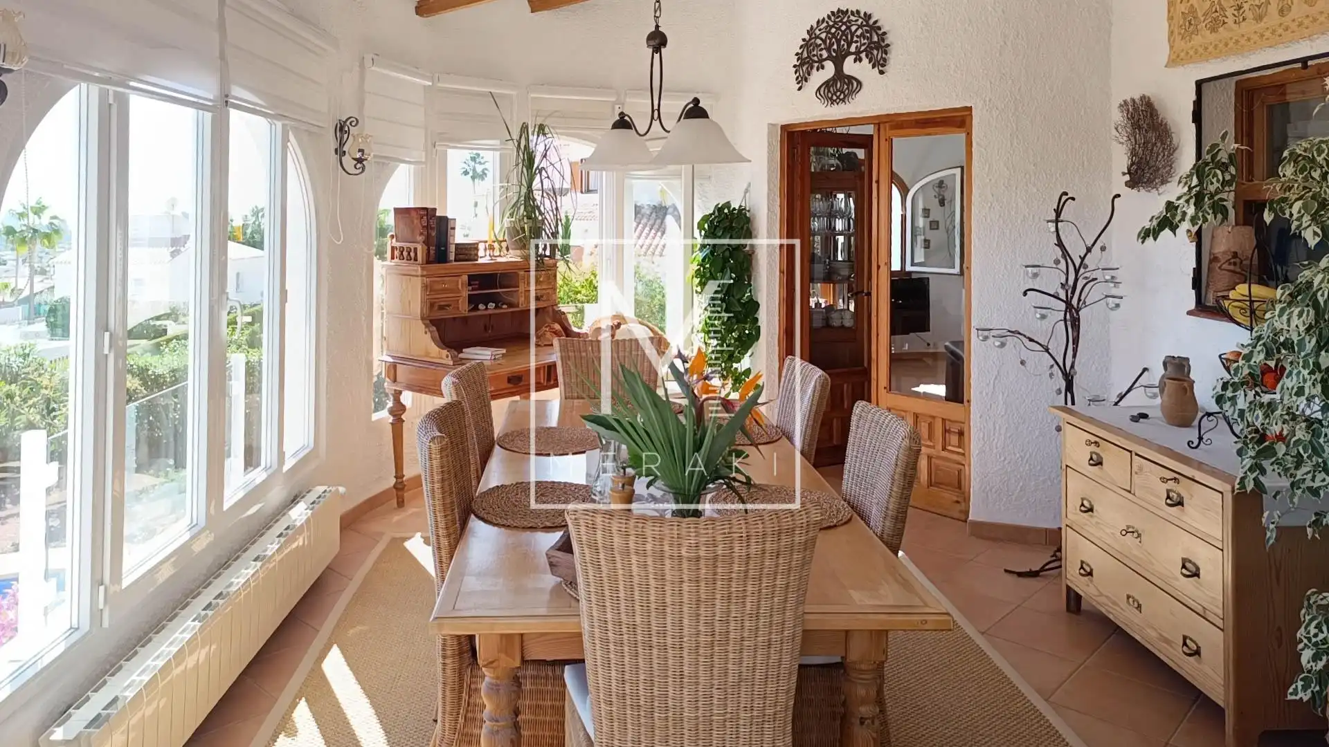 Comedor de Casa o chalet en venta en Calpe / Calp con Aire acondicionado, Calefacción y Jardín privado