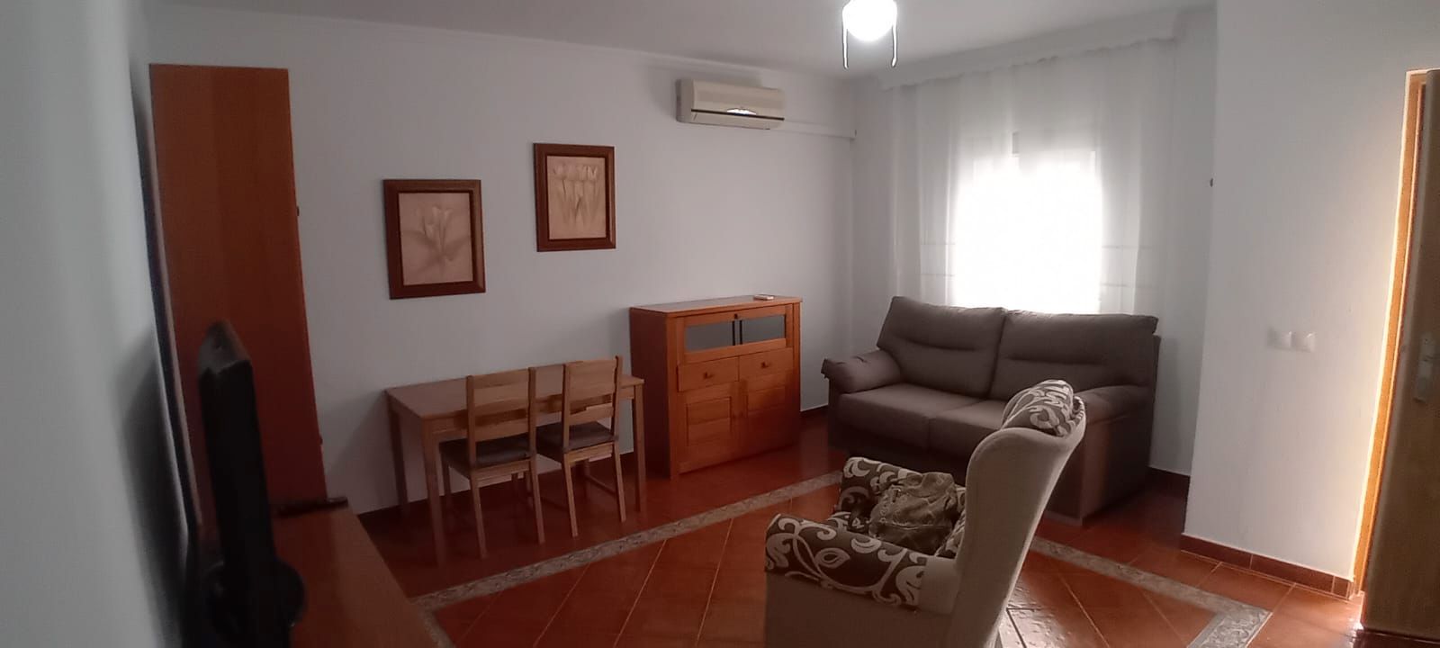 Living room of Flat to rent in Málaga Capital  with Air Conditioner, Furnished and TV