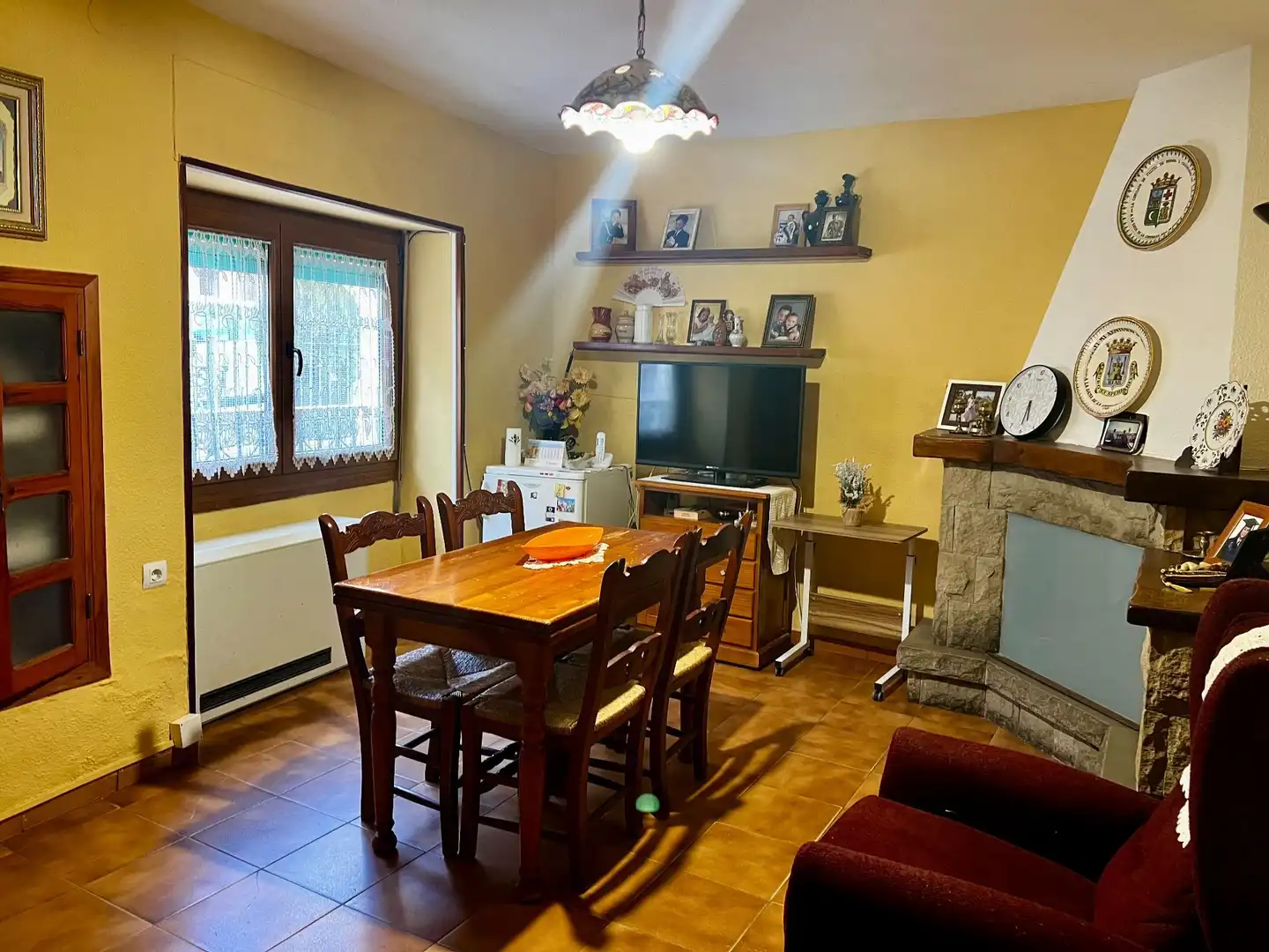 Sala de estar de Finca rústica en venta en Biar con Calefacción, Terraza y Trastero