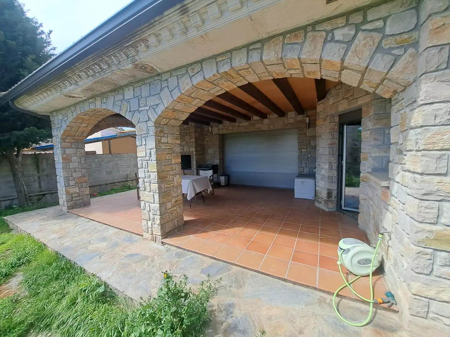 Terraza de Casa o chalet en venta en El Palau d'Anglesola con Aire acondicionado, Jardín privado y Terraza