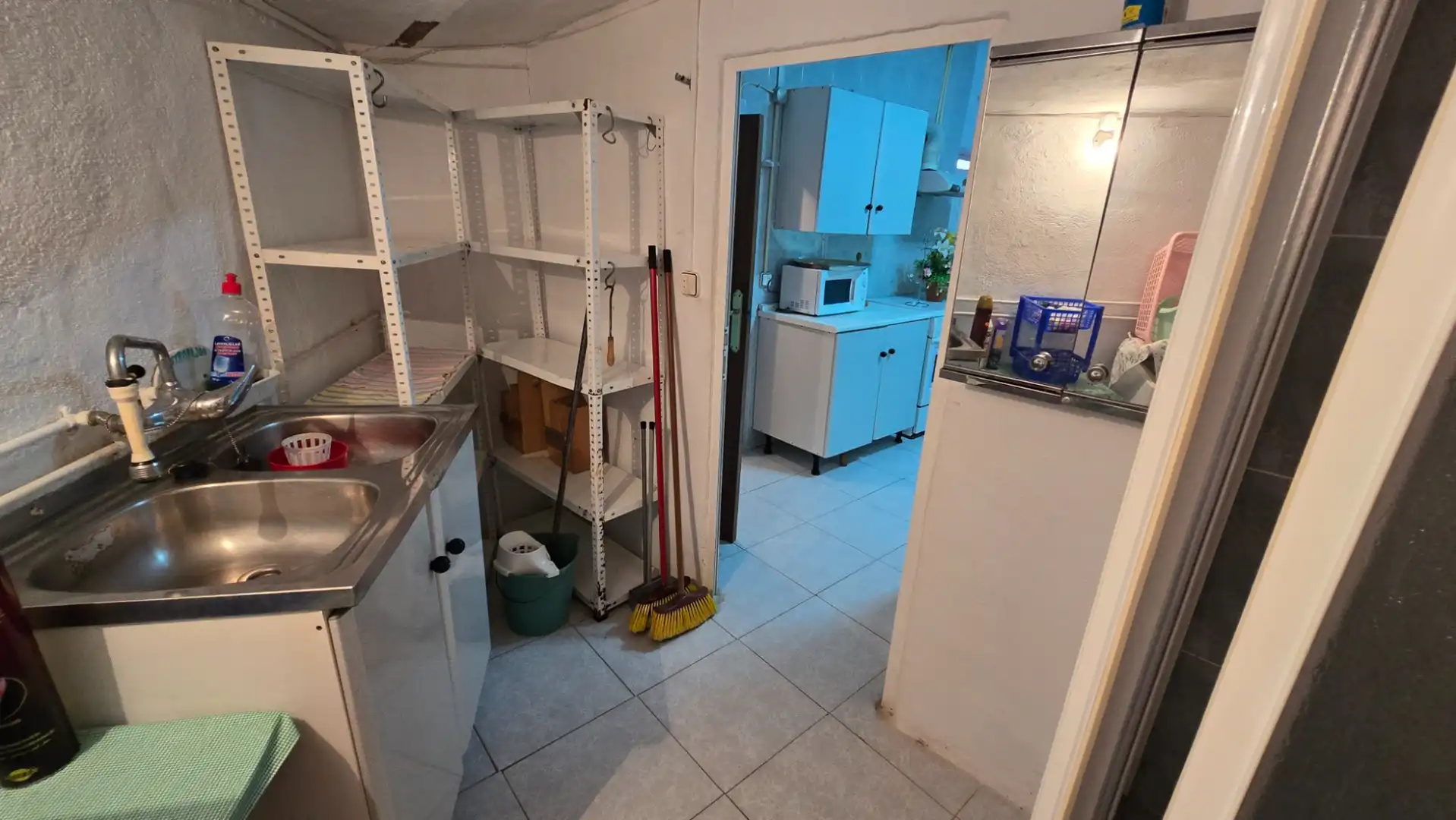 Kitchen of Flat for sale in Navas del Madroño  with Terrace