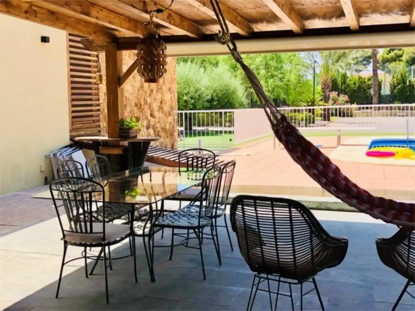 Terrace of Houses for rent in Elche / Elx  with Air Conditioner, Private garden and Parquet flooring