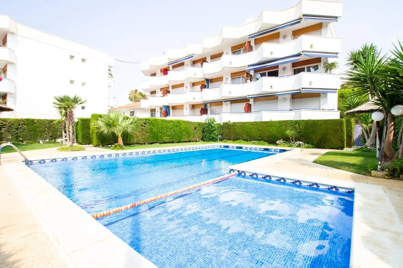 Swimming pool of Flat for sale in Sitges  with Private garden, Terrace and Balcony