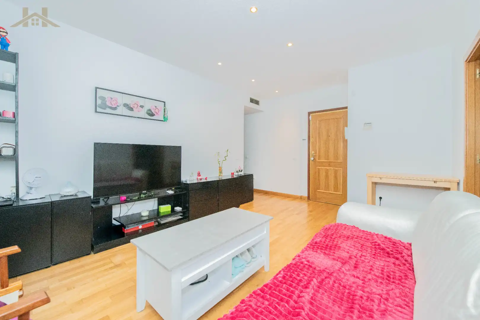 Sala de estar de Piso en venta en Pinto con Aire acondicionado, Trastero y Amueblado