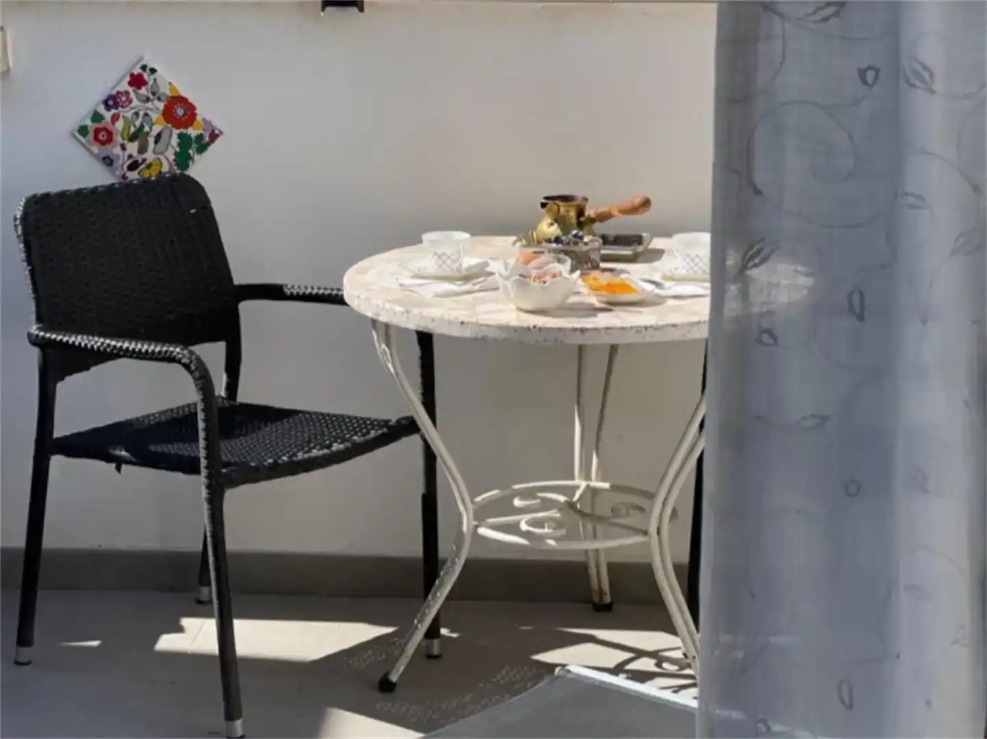Terrassa de Apartament en venda en Calpe / Calp amb Aire condicionat, Piscina i Balcó