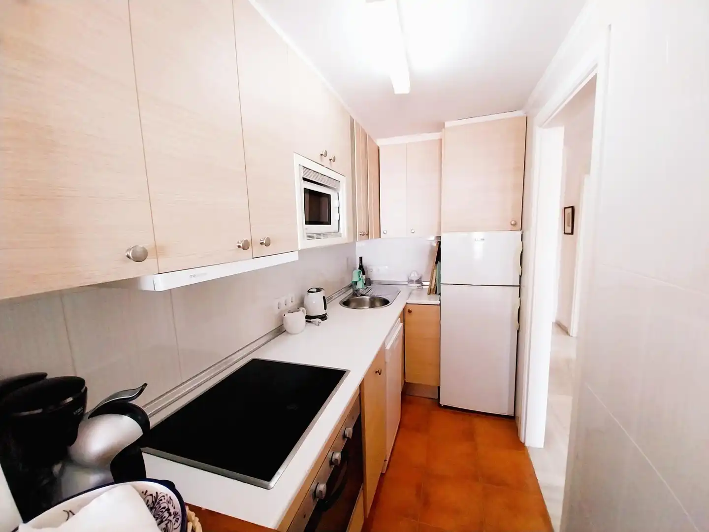 Cocina de Dúplex de alquiler en Mijas con Piscina comunitaria