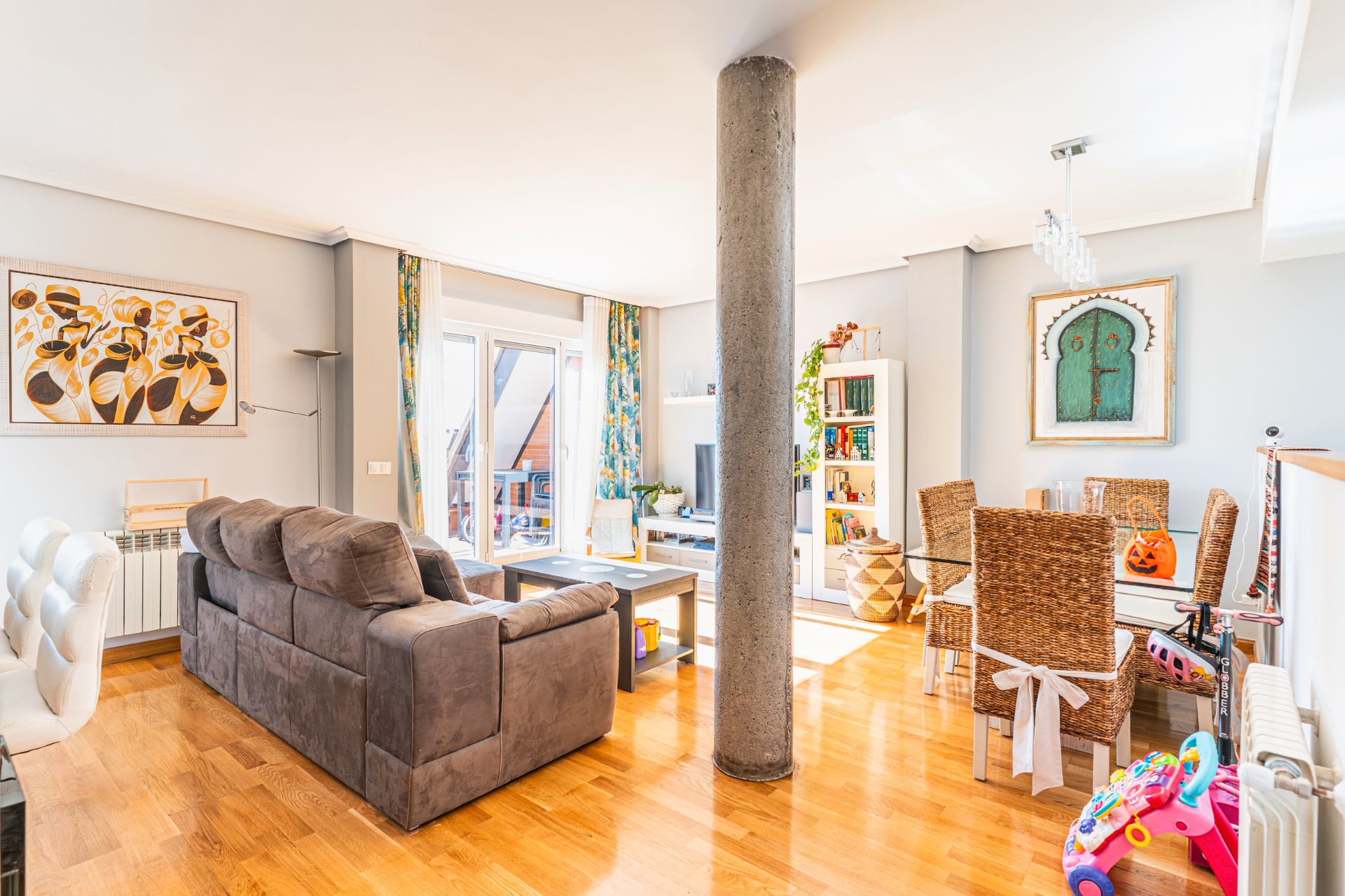 Living room of Attic for sale in Las Rozas de Madrid  with Air Conditioner, Heating and Terrace