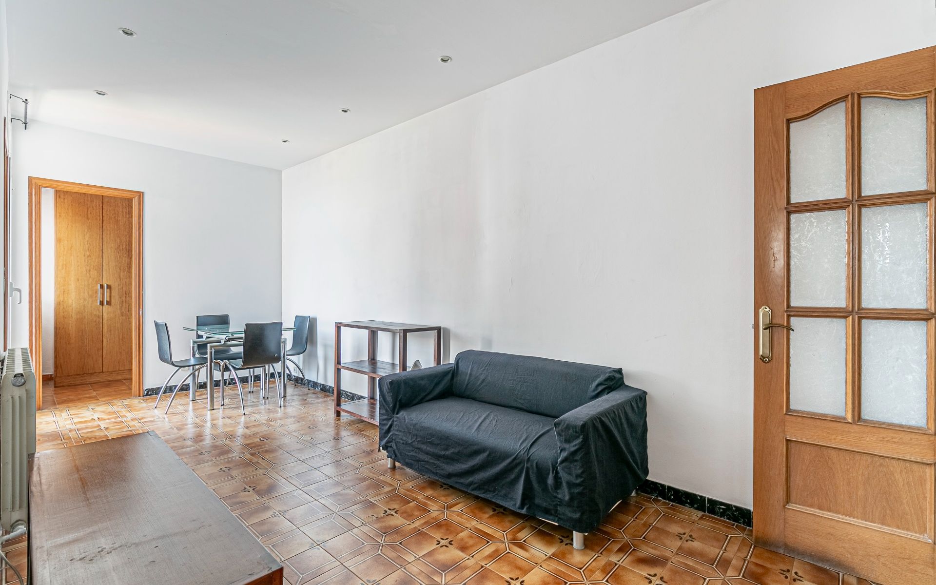 Sala de estar de Ático en venta en  Barcelona Capital con Calefacción y Amueblado