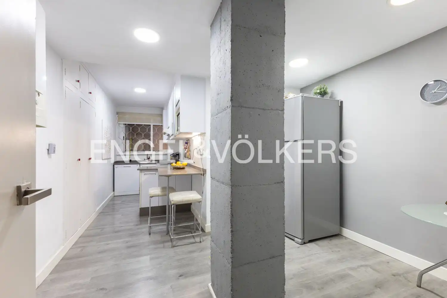 Küche von Wohnung zum Verkauf in Valencia mit Klimaanlage, Heizung und Parkett