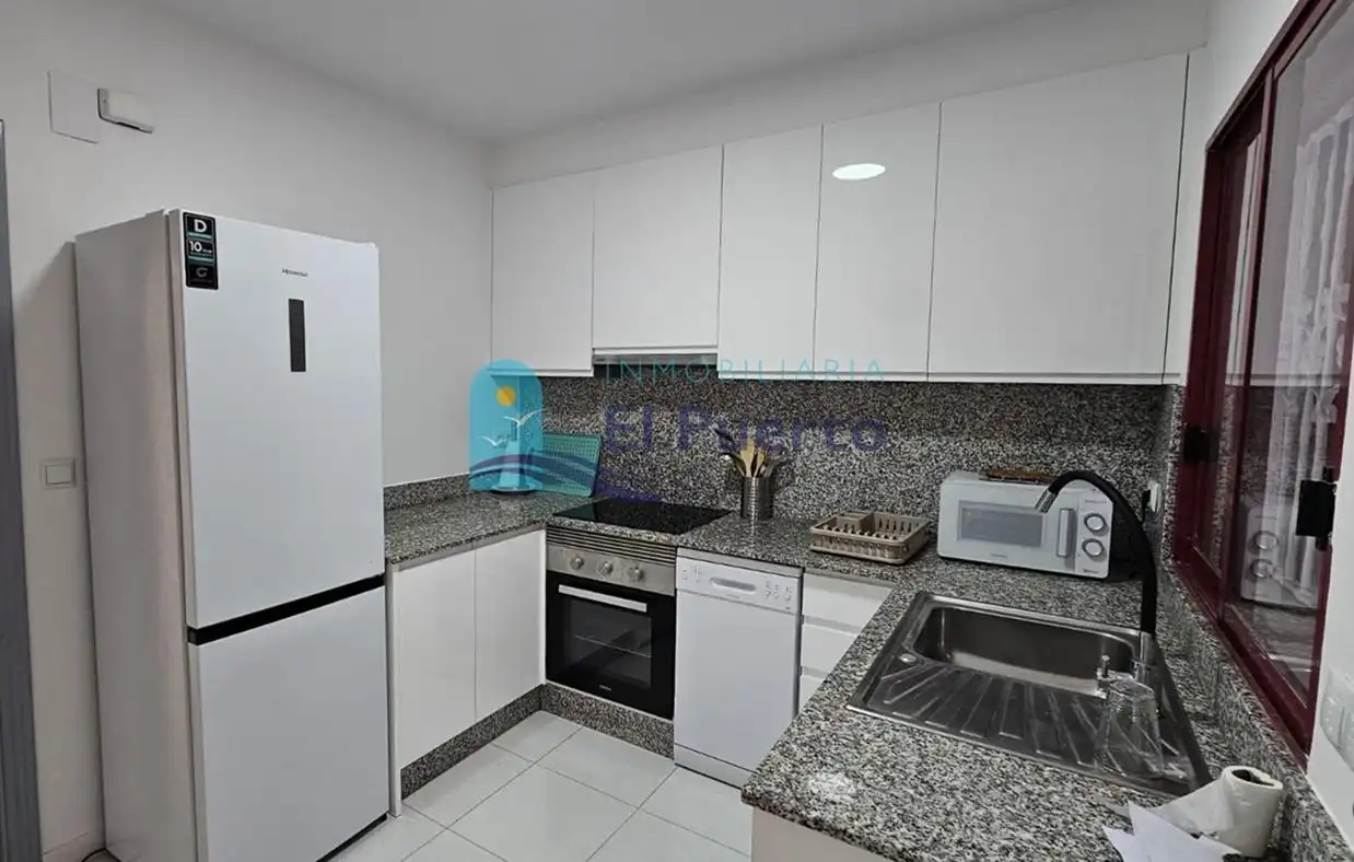 Cocina de Dúplex en venta en Mazarrón con Jardín privado, Terraza y Amueblado