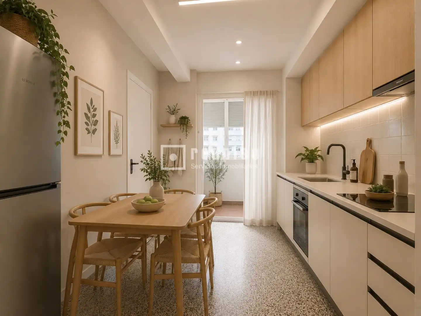 Cuina de Pis en venda en Málaga amb Aire condicionat, Calefacció i Terrassa