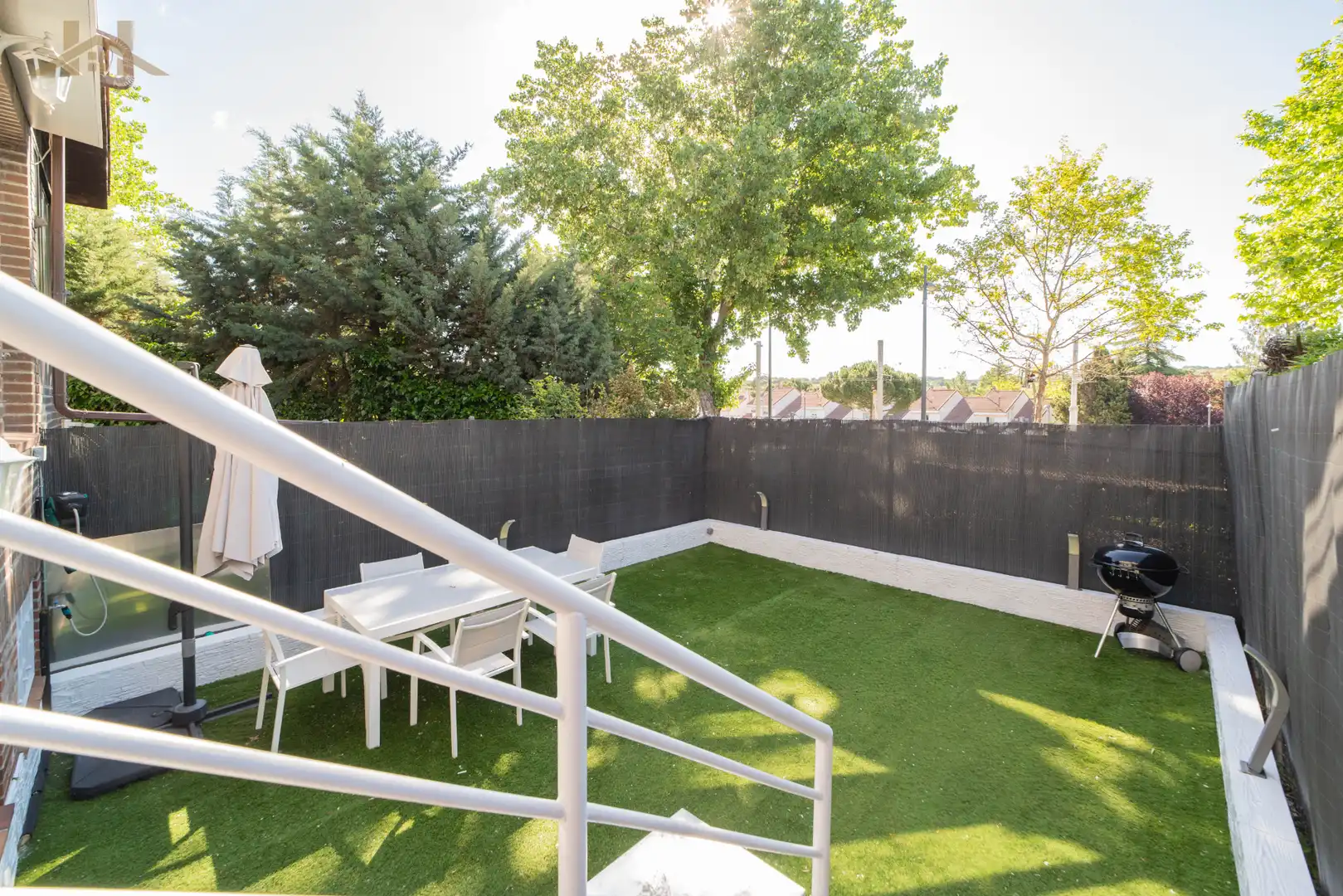 Terrace of Detached homes for sale in Boadilla del Monte  with Air Conditioner, Heating and Private garden