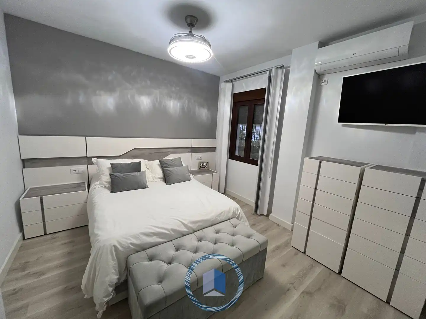 Bedroom of Detached homes for sale in Montequinto  with Storage room and Swimming Pool