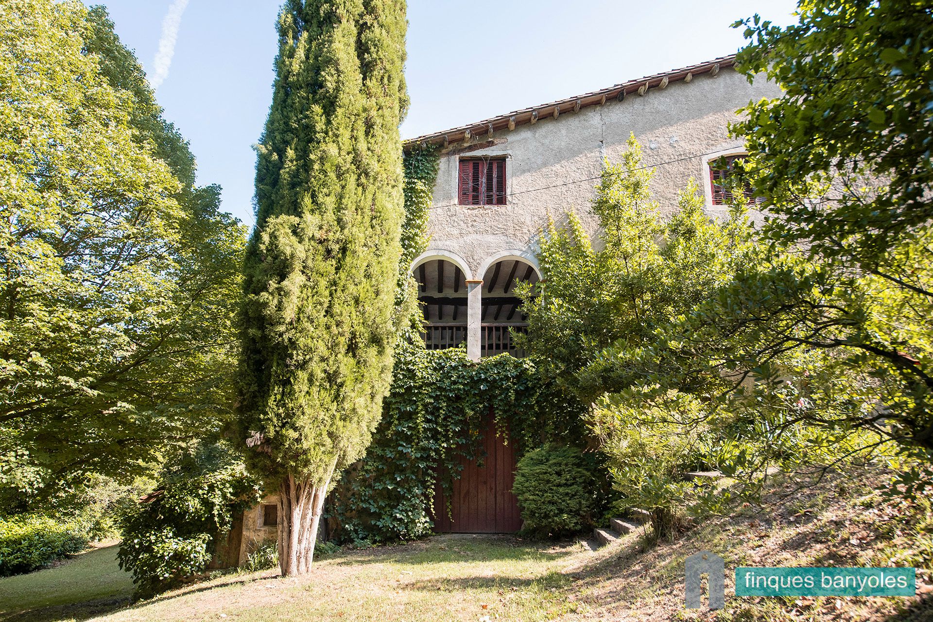 Exterior view of Country house for sale in Les Preses  with Heating, Private garden and Terrace