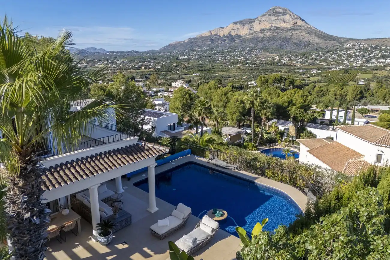 Exterior view of Houses for sale in Jávea / Xàbia  with Private garden, Terrace and Swimming Pool