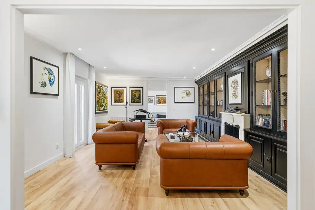 Sala d'estar de Apartament en venda en  Palma de Mallorca amb Aire condicionat, Calefacció i Parquet