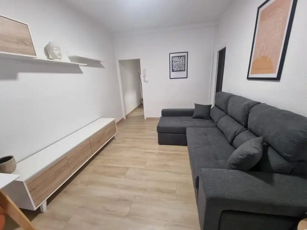 Sala d'estar de Pis de lloguer en Lleida amb Aire condicionat, Calefacció i Parquet