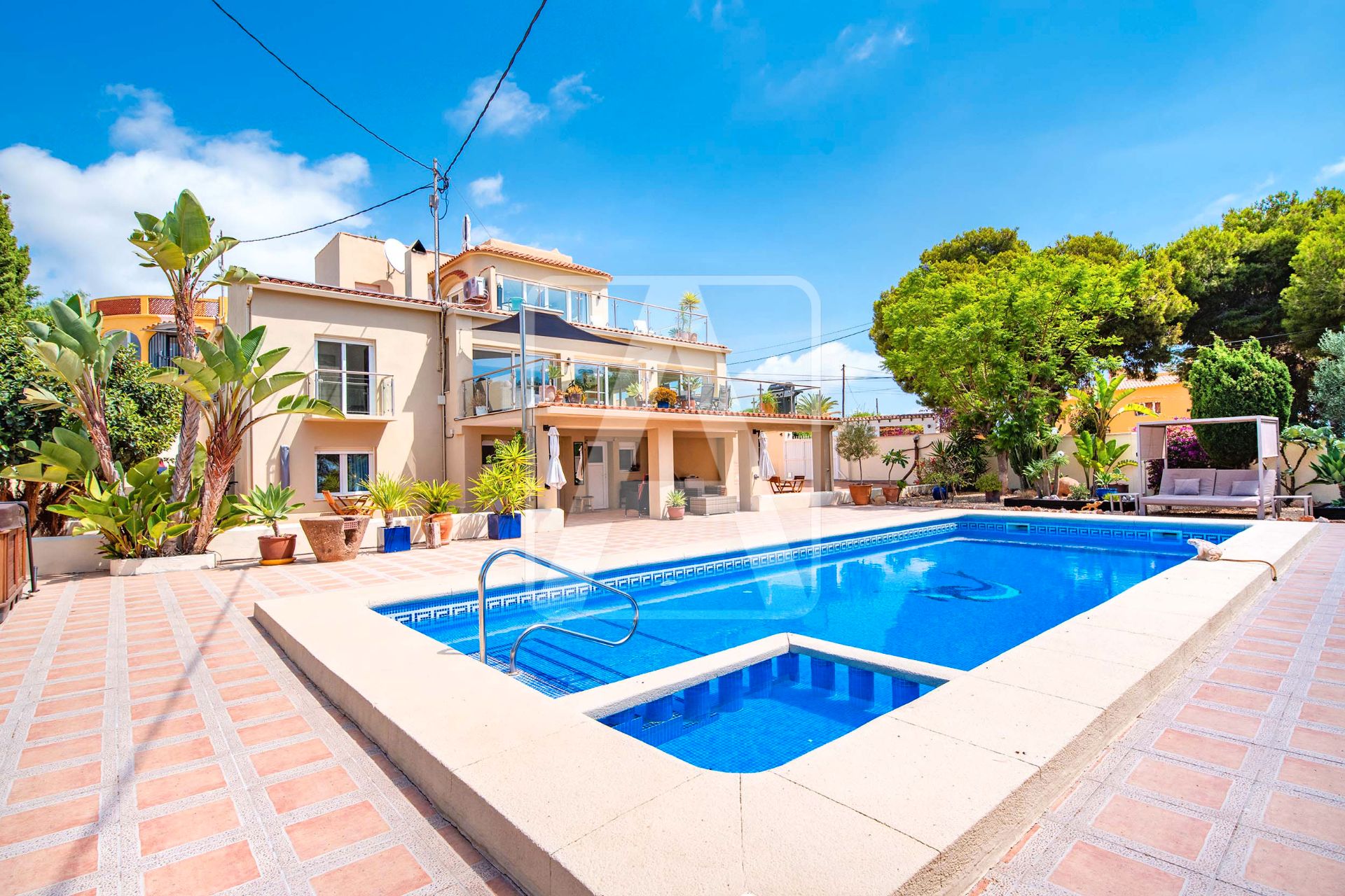 Exterior view of House or chalet for sale in Calpe / Calp  with Air Conditioner, Private garden and Terrace