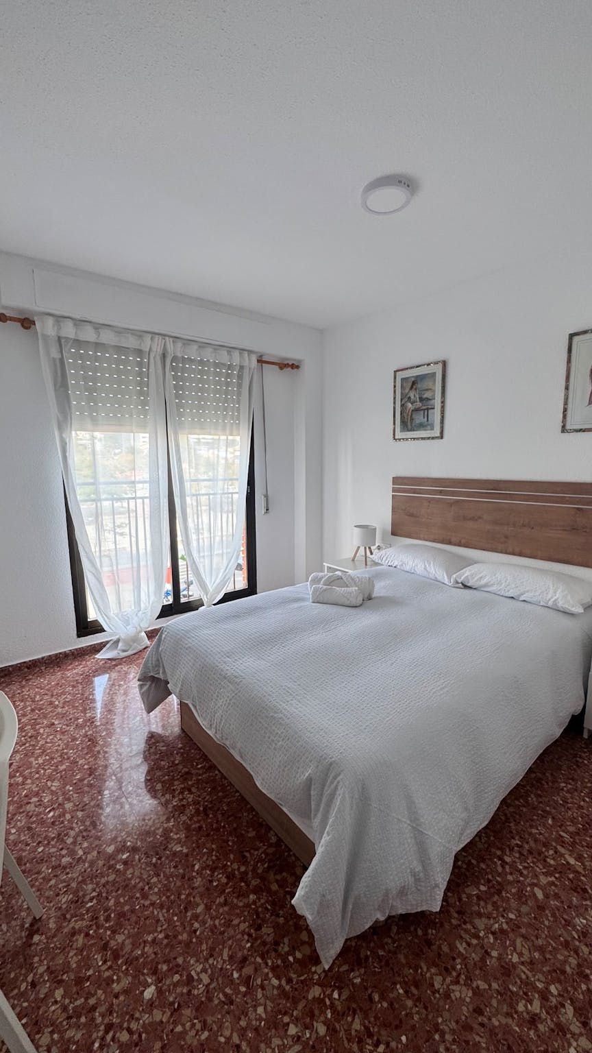 Bedroom of Flat to rent in  Valencia Capital  with Air Conditioner, Heating and Furnished