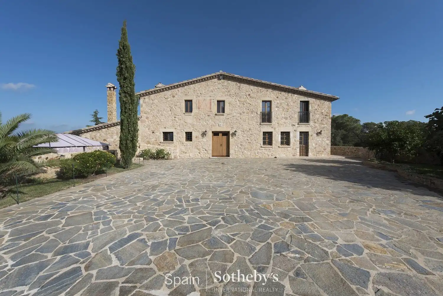 Vista exterior de Finca rústica en venda en Castell d'Aro, Platja d'Aro i s'Agaró amb Calefacció, Jardí privat i Terrassa