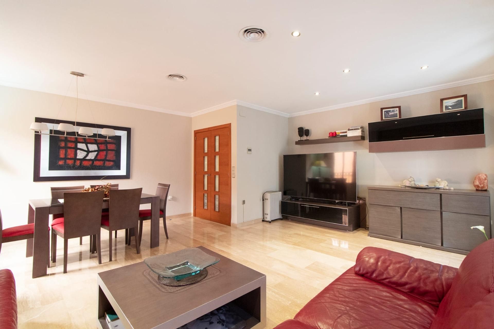 Living room of Houses for sale in Llíria  with Air Conditioner, Parquet flooring and Terrace