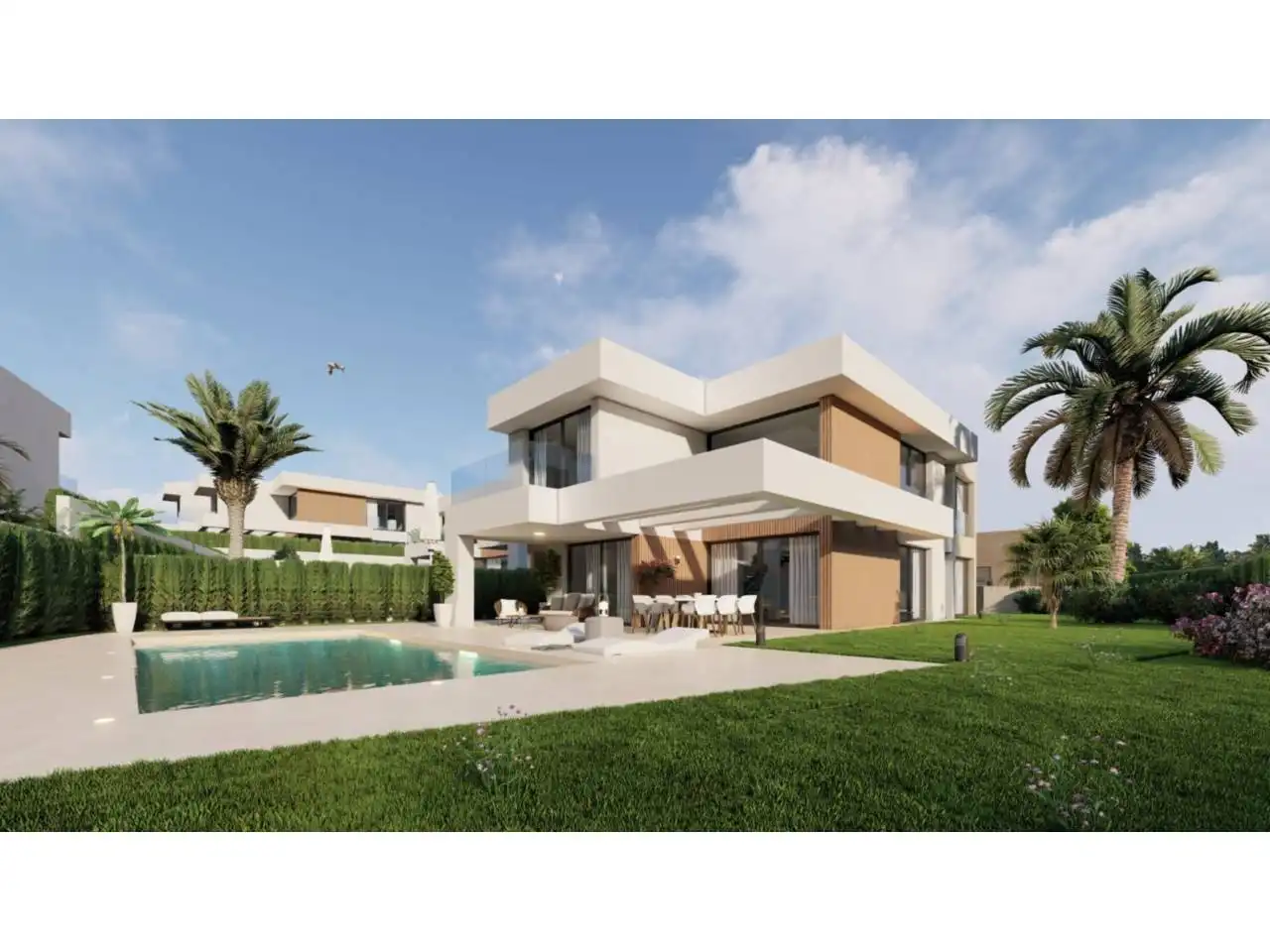 Chalet con piscina en venta en Avenida el Brillante