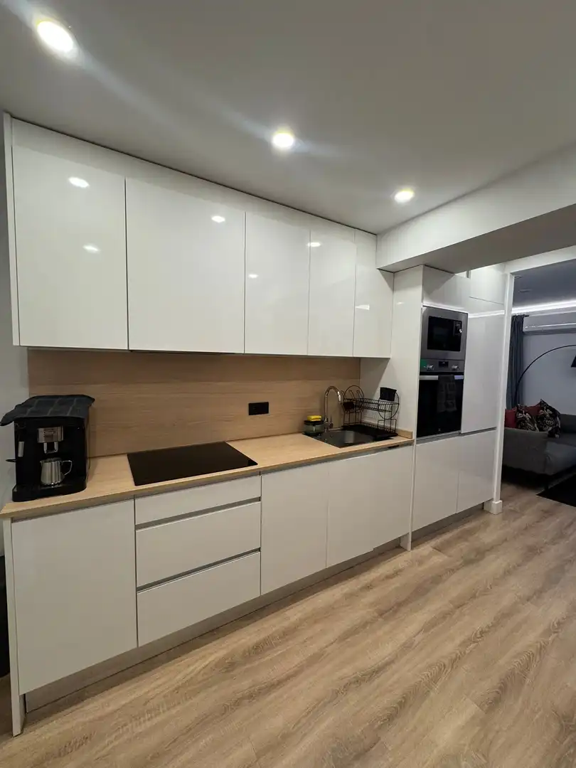 Kitchen of Flat for rent in Madrid  with Private garden, Terrace and Furnished