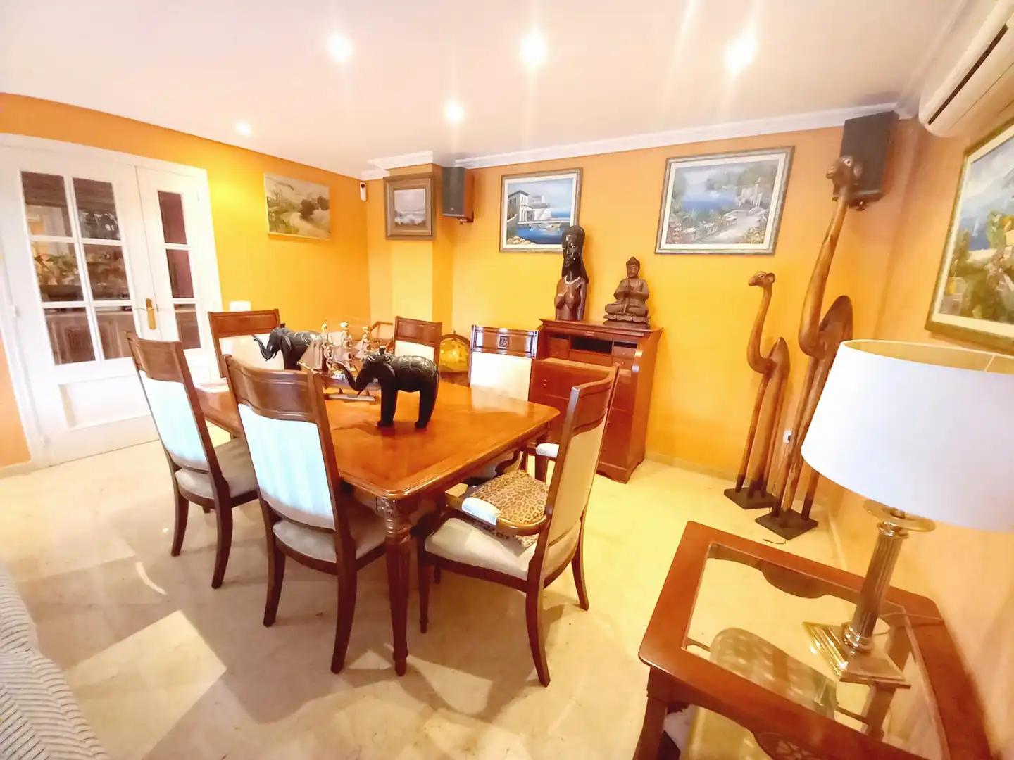 Comedor de Casa o chalet en venta en Benidorm con Aire acondicionado, Jardín privado y Terraza