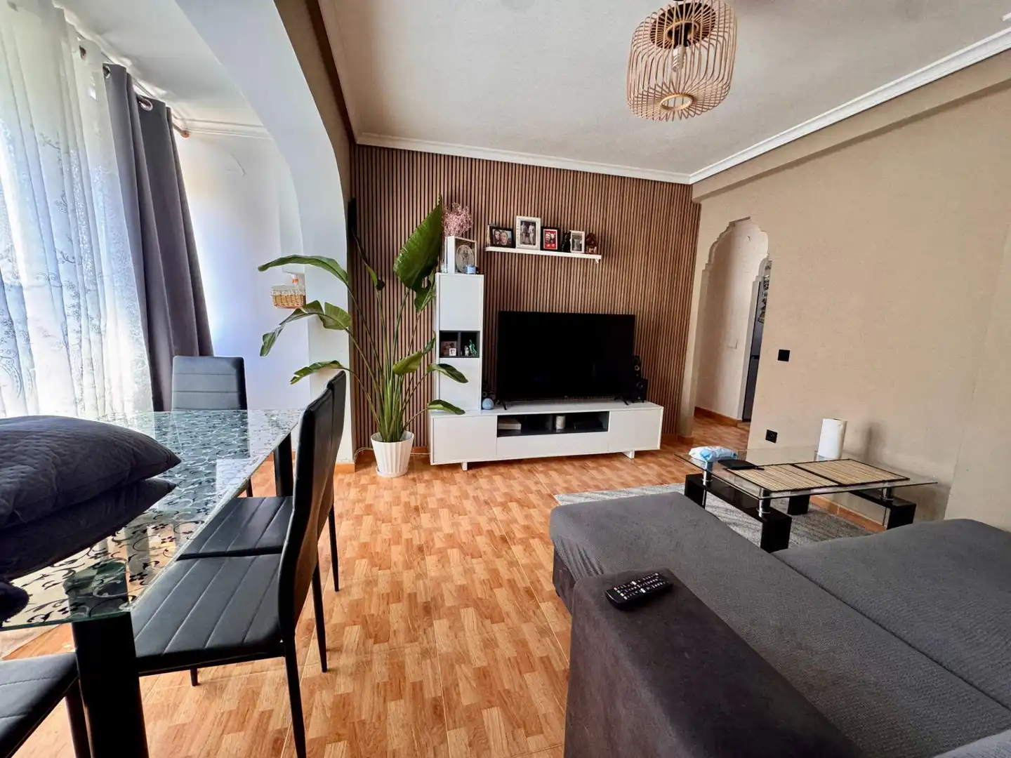 Living room of Flat for sale in San Vicente del Raspeig / Sant Vicent del Raspeig  with Air Conditioner and Furnished