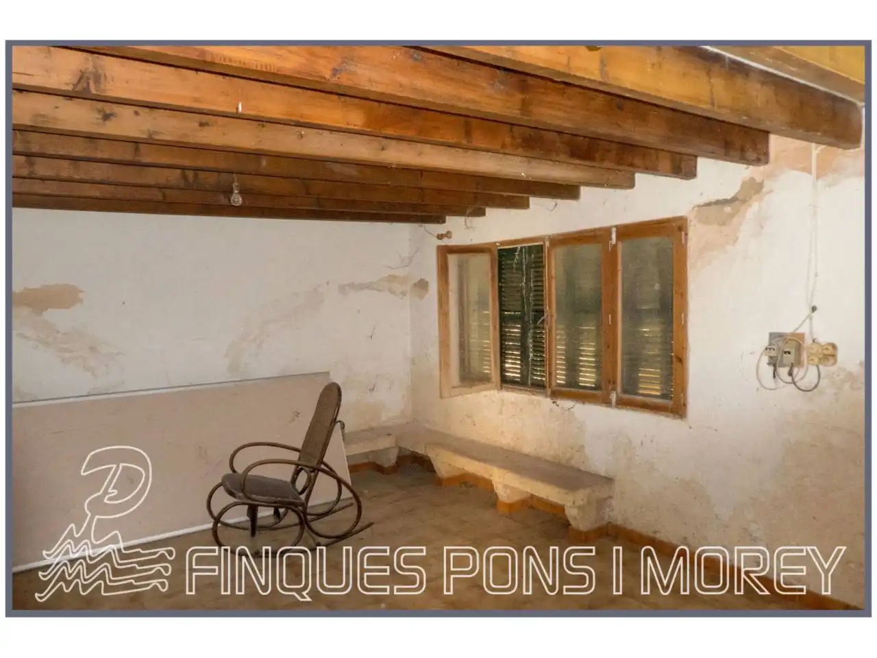Sala d'estar de Finca rústica en venda en Campanet