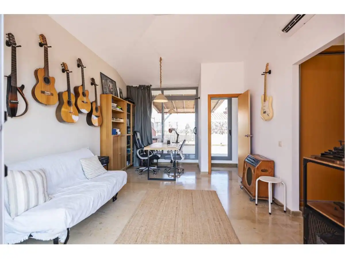 Sala de estar de Apartamento en venta en Ciutadella de Menorca con Calefacción, Terraza y Piscina
