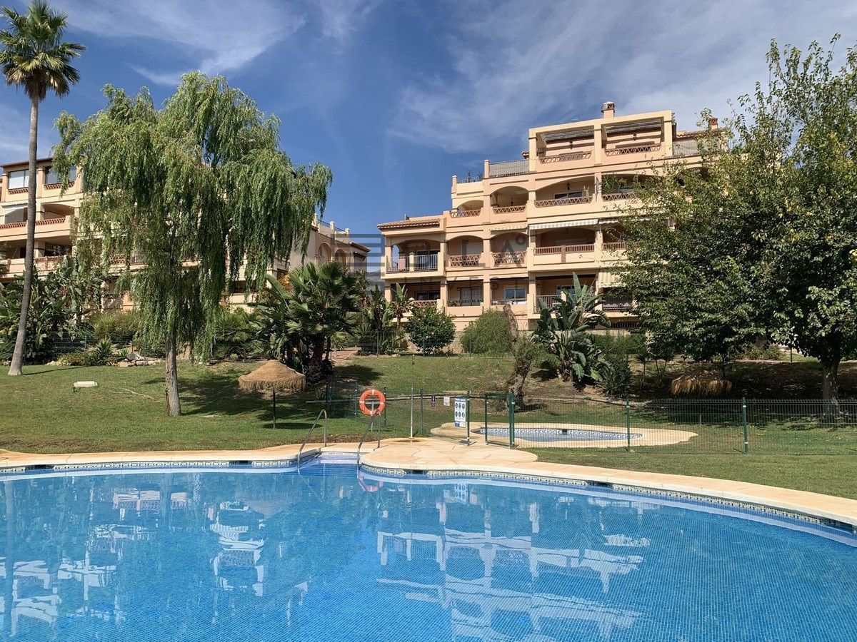 Garden of Flat for sale in Mijas  with Air Conditioner, Terrace and Swimming Pool