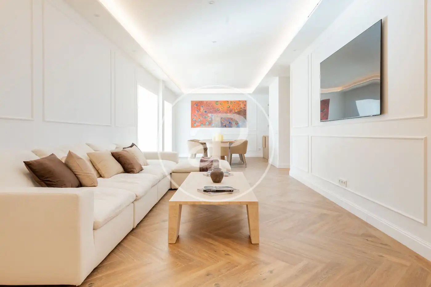 Wohnzimmer von Wohnung zum Verkauf in Madrid mit Klimaanlage, Heizung und Abstellraum