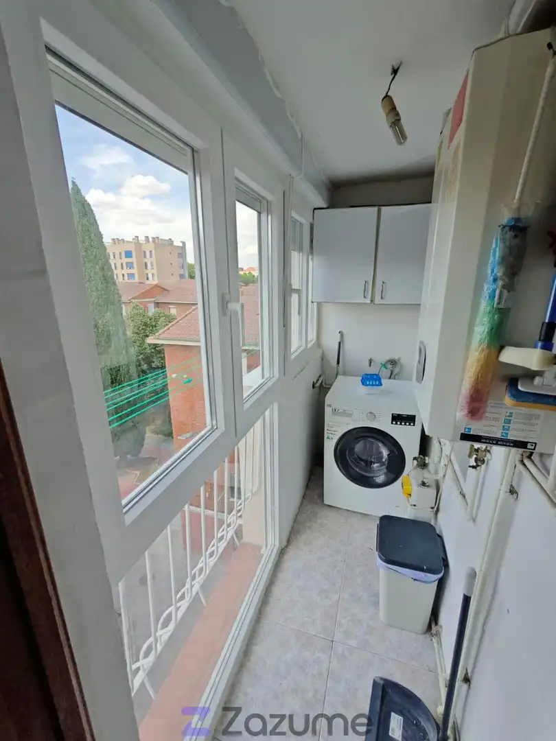 Balcony of Flat for rent in Torrejón de Ardoz  with Air Conditioner, Heating and Parquet flooring
