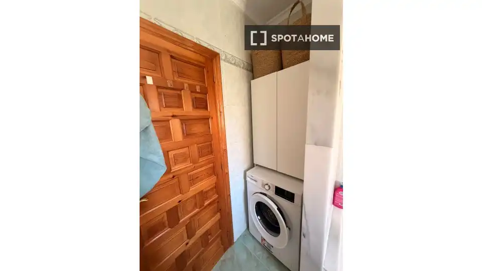 Dormitori de Apartament per a compartir en Benitachell / El Poble Nou de Benitatxell amb Aire condicionat, Terrassa i Moblat
