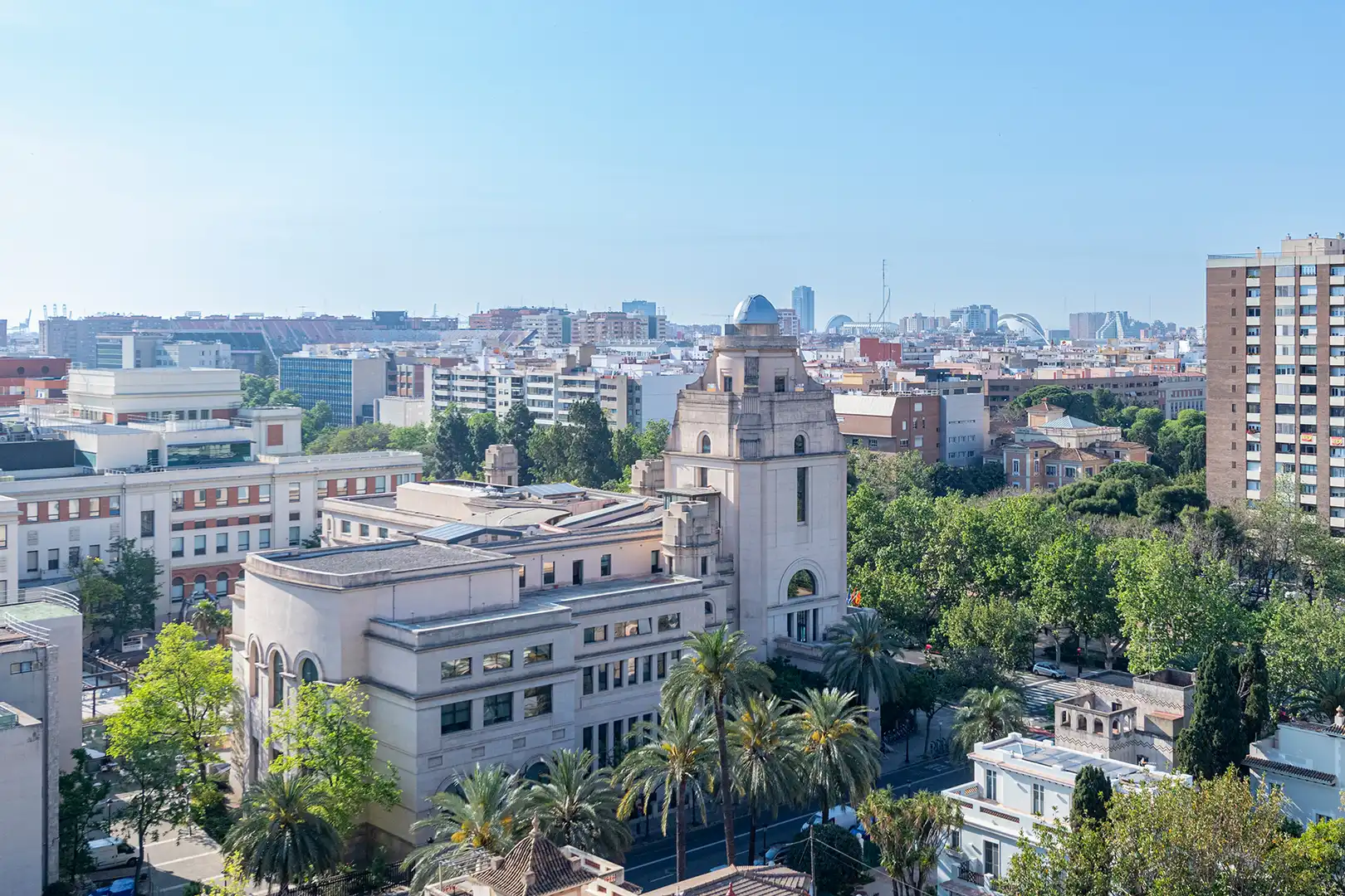 Vista exterior de Pis de lloguer en Valencia amb Aire condicionat, Calefacció i Jardí privat