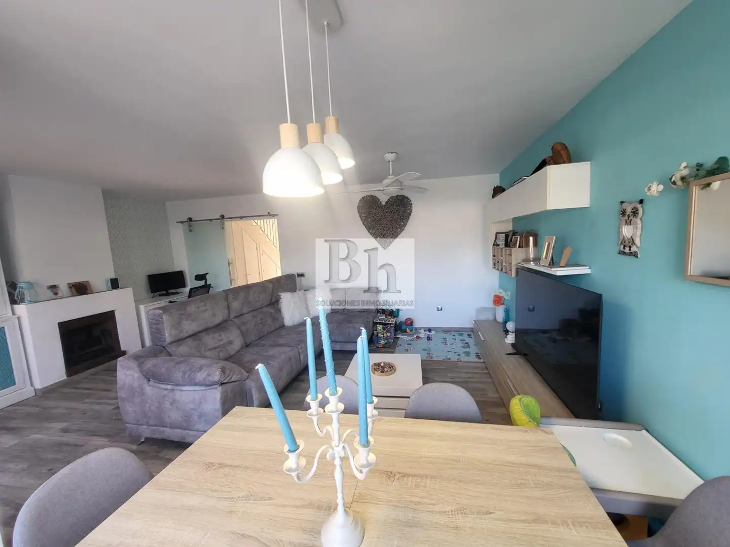 Sala de estar de Casa adosada en venta en Alhaurín de la Torre
