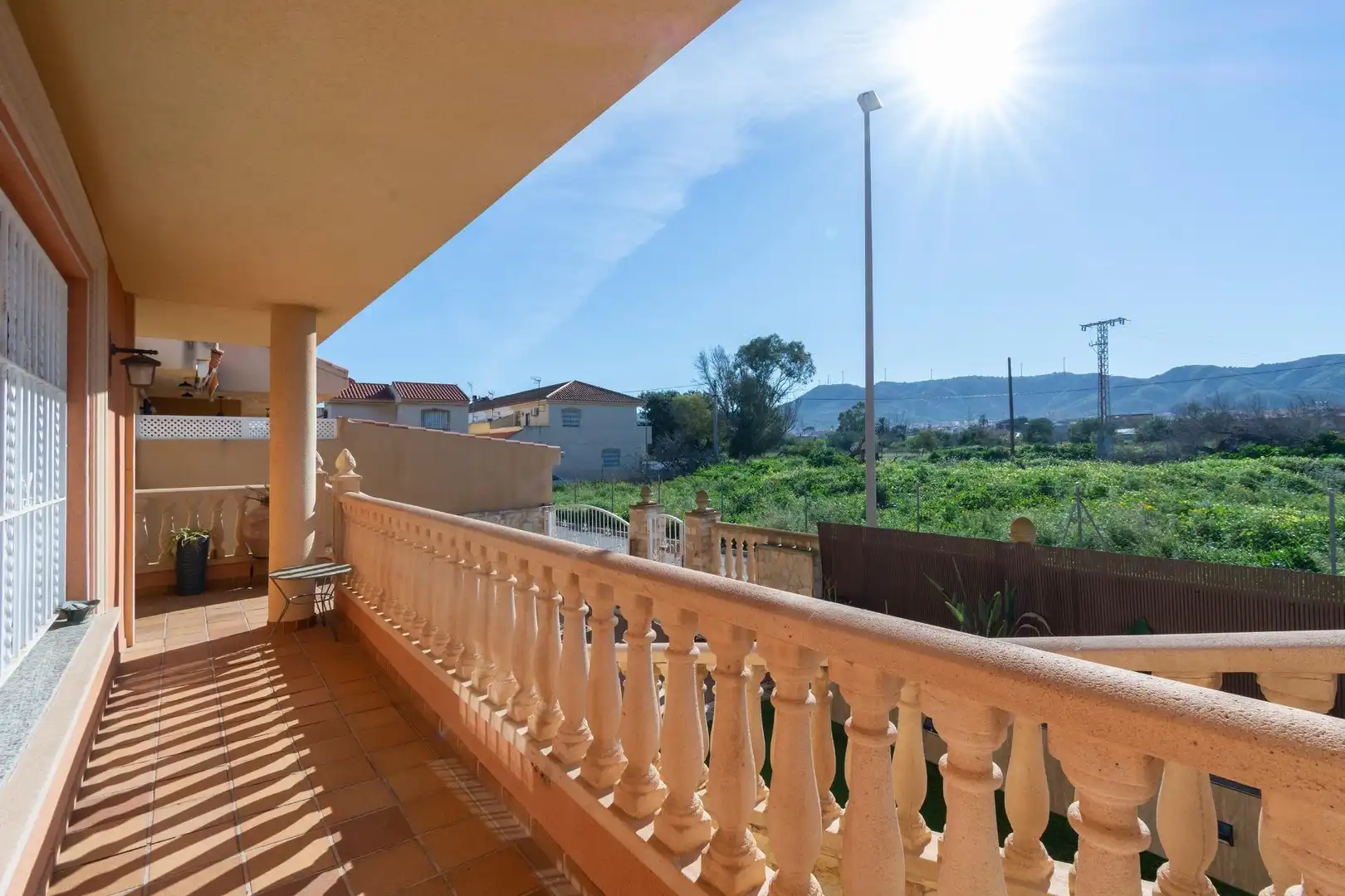 Terrassa de Casa o xalet en venda en La Unión amb Aire condicionat, Calefacció i Jardí privat
