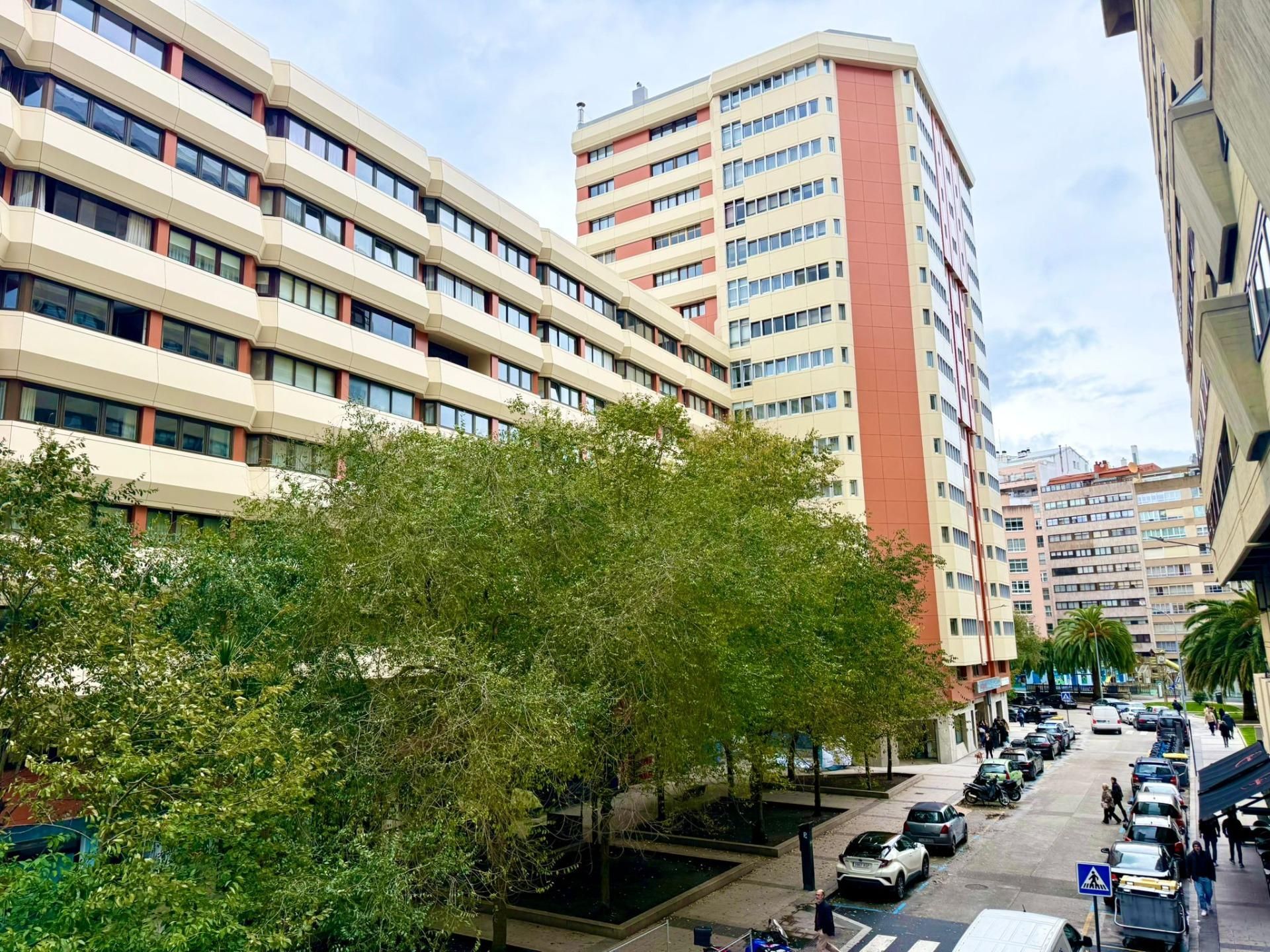 Exterior view of Flat for sale in A Coruña Capital   with Heating and Parquet flooring