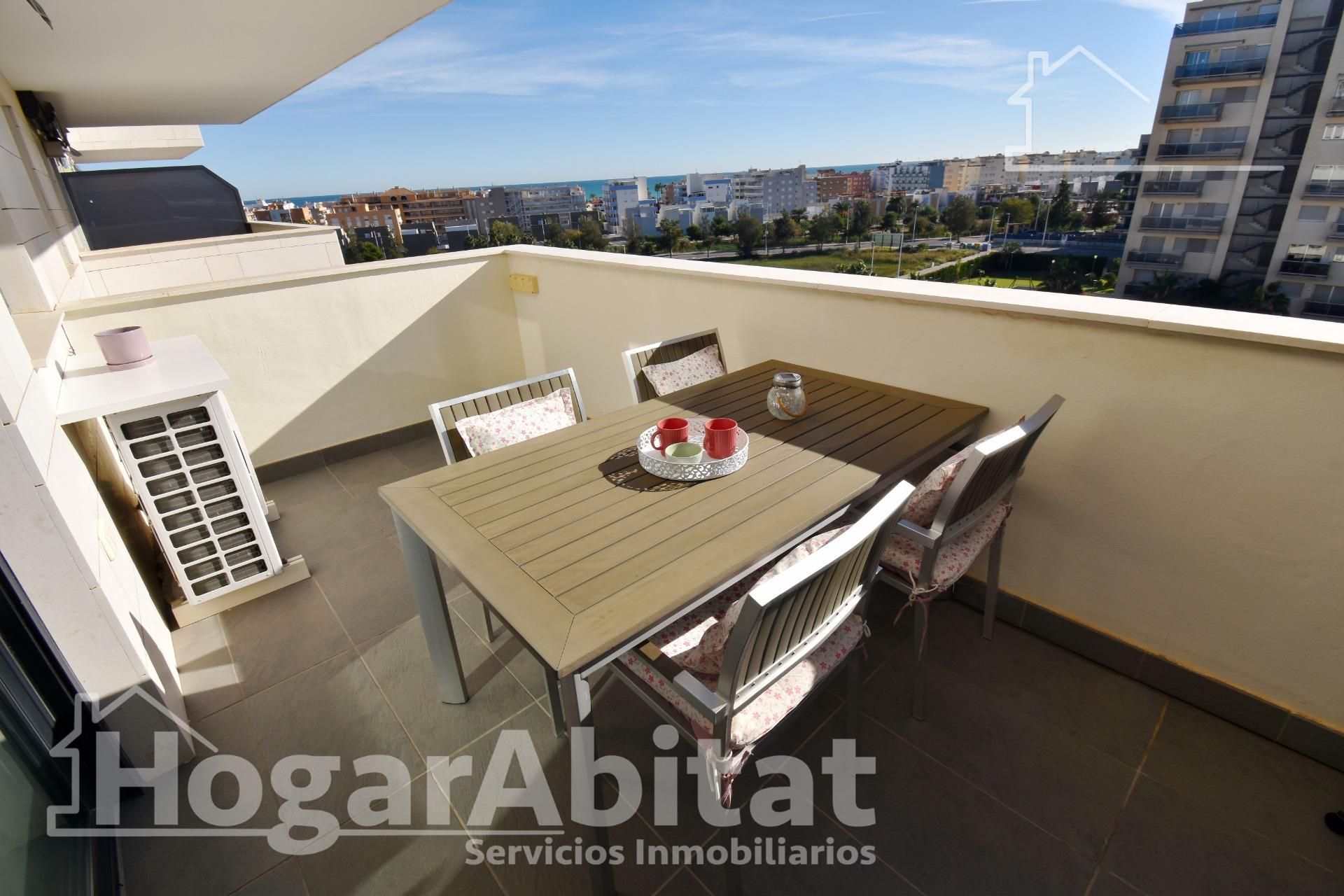 Terrace of Flat for sale in Moncofa  with Air Conditioner, Private garden and Terrace