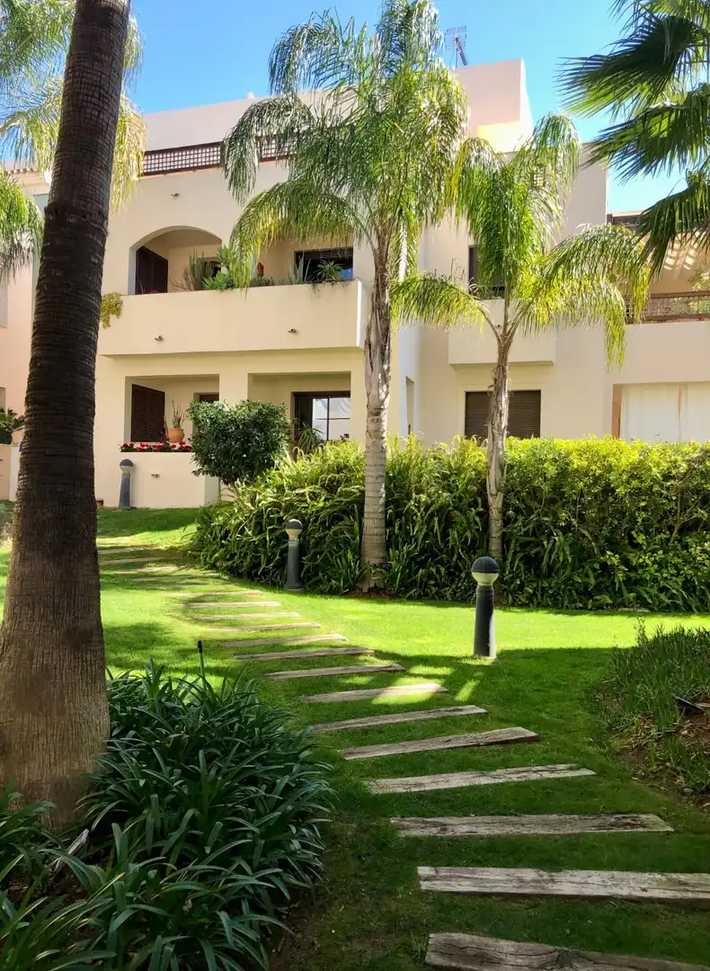 Jardín de Planta baja de alquiler en Marbella con Aire acondicionado, Calefacción y Terraza