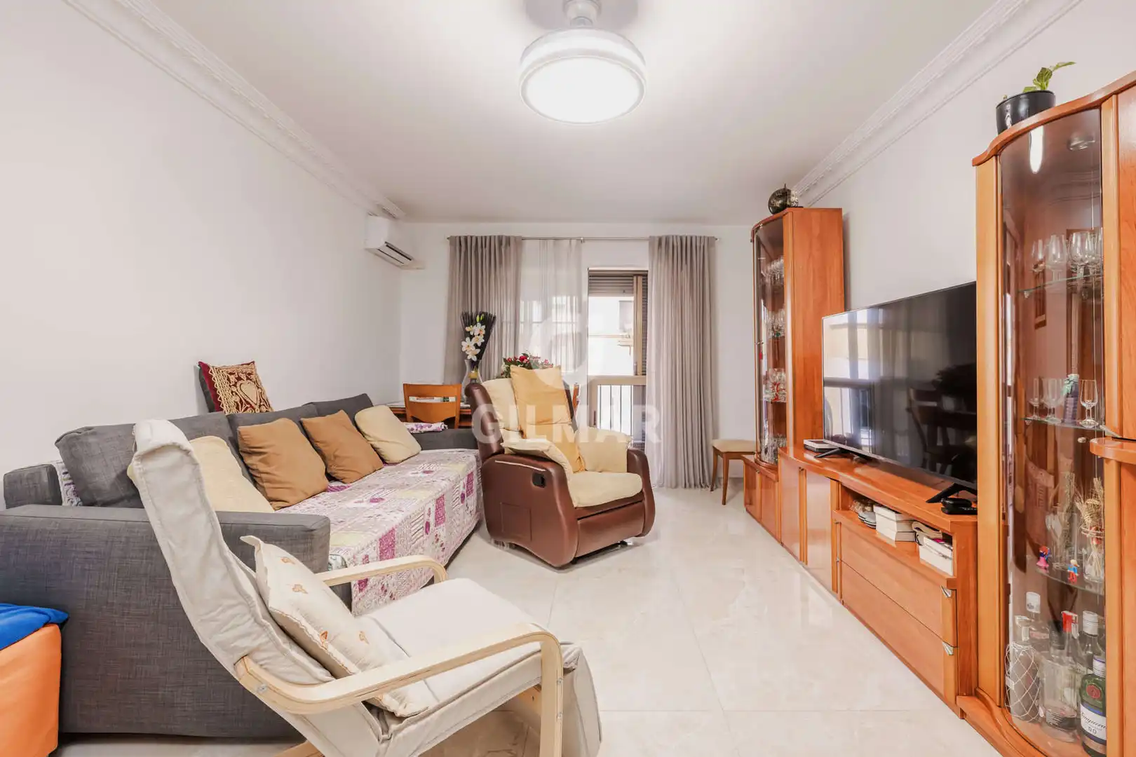 Living room of Flat for sale in Sevilla  with Heating, Storage room and Balcony