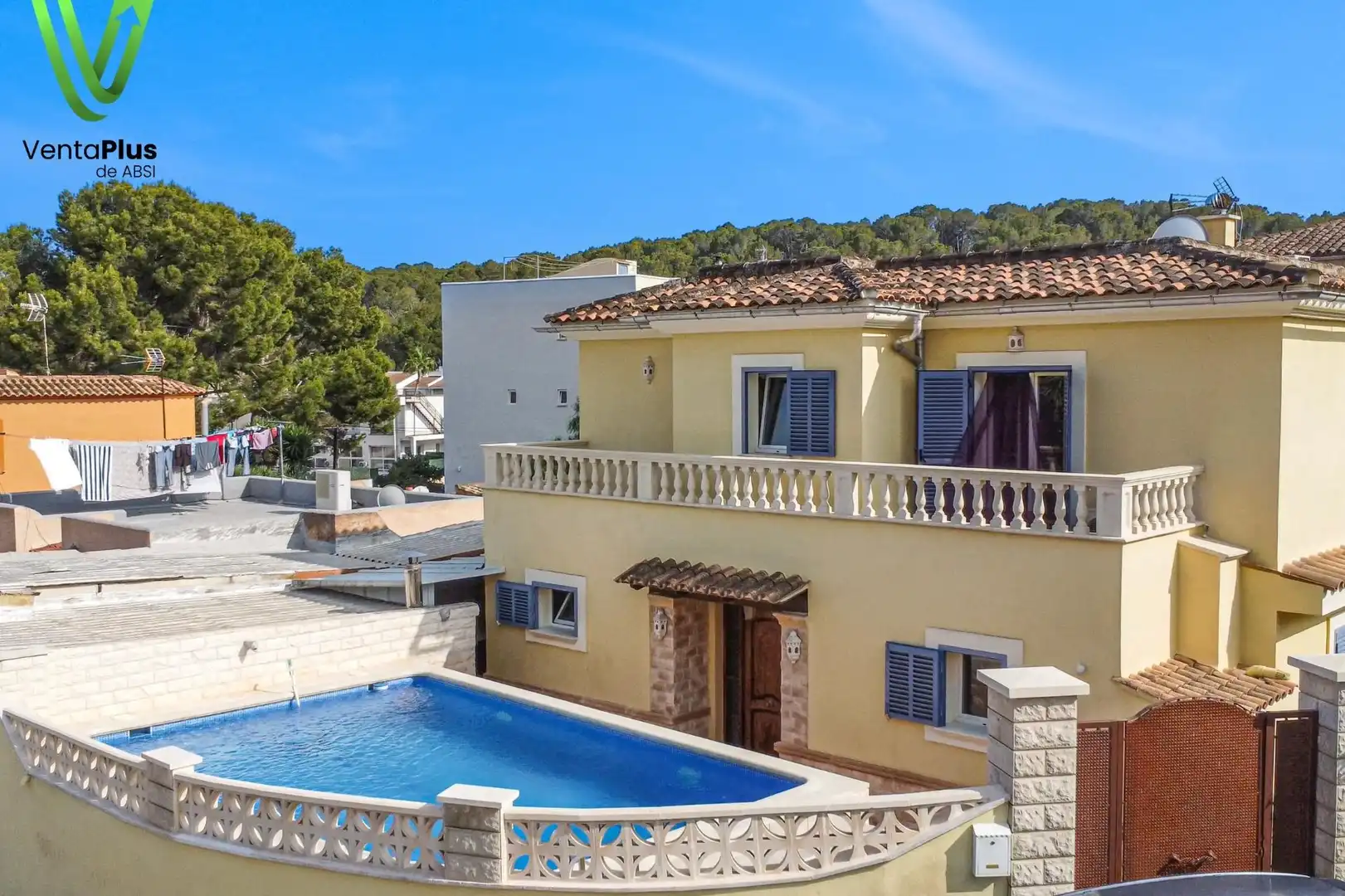 Exterior view of Houses for sale in Calvià  with Air Conditioner, Heating and Private garden