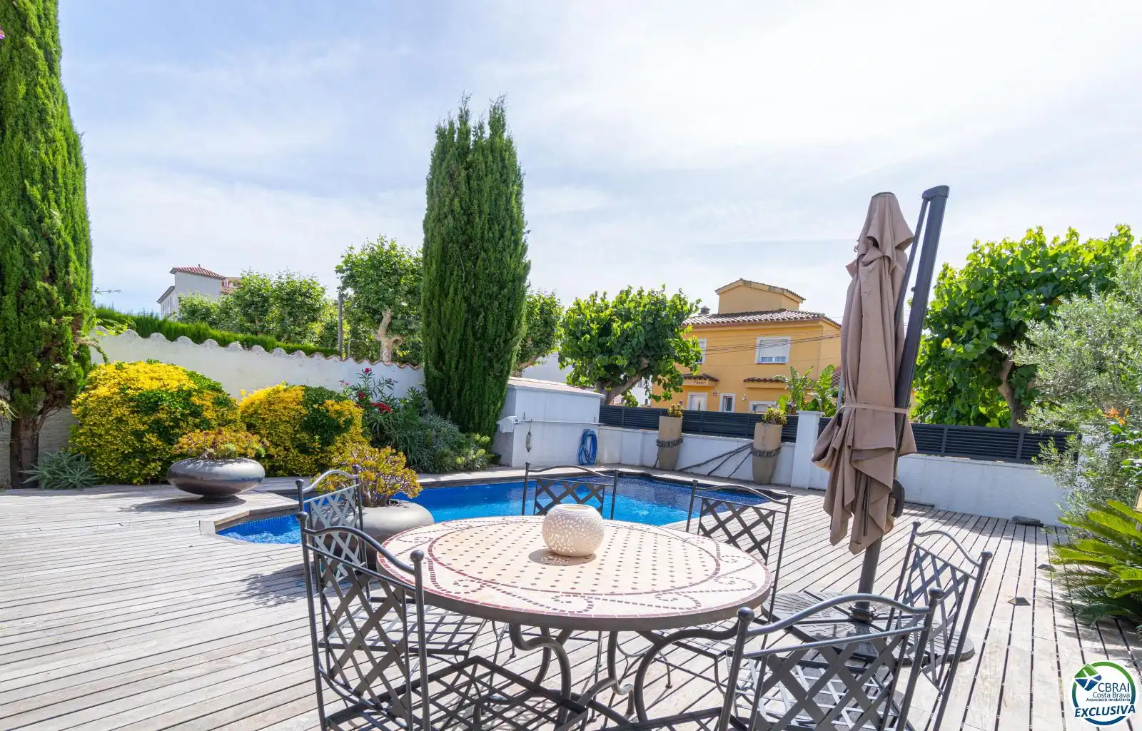 Terrassa de Casa o xalet en venda en Empuriabrava amb Aire condicionat, Piscina i Moblat