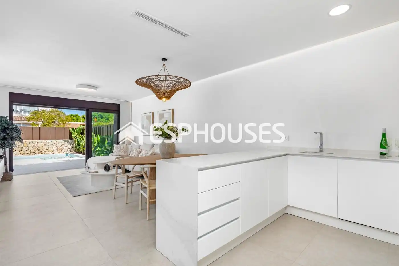 Cocina de Casa o chalet en venta en Pilar de la Horadada con Terraza, Piscina y Balcón