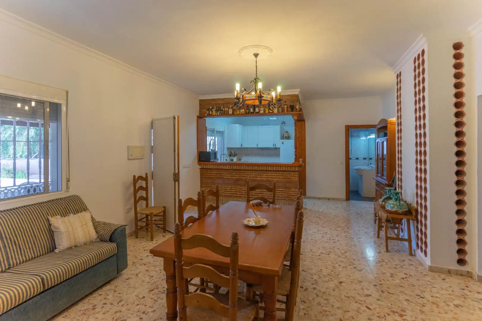 Comedor de Casa o chalet de alquiler en Alhaurín El Grande con Jardín privado, Terraza y Amueblado